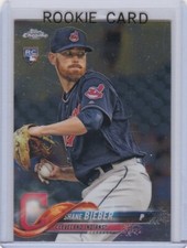 SHANE BIEBER ROOKIE CARD 2018 Topps Chrome Update Exclusive RC Baseball INDIANS