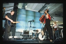 Coldplay Chris Martin Original 35mm Transparency Guitar Concert Candid 2000