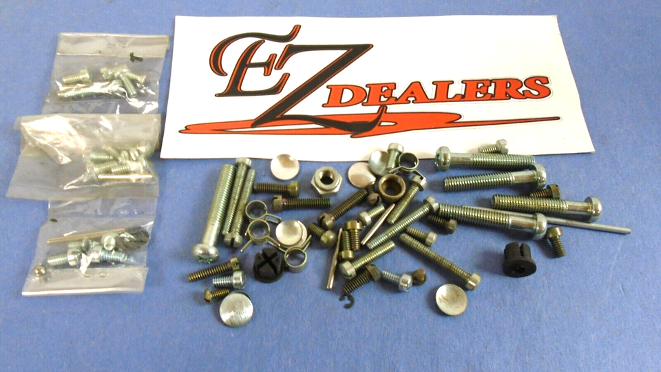 Lot of Vintage Snowmobile Carburetor Screws Plugs Clamps Pins Walbro