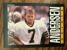 1985 Topps #101 Morton Anderson New Orleans Saints  NrMt