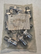 10 Cantidad de Adaptador Bay Corporation 1221-4DV DISD DV 1/4" Macho NPT (10 Cantidad)