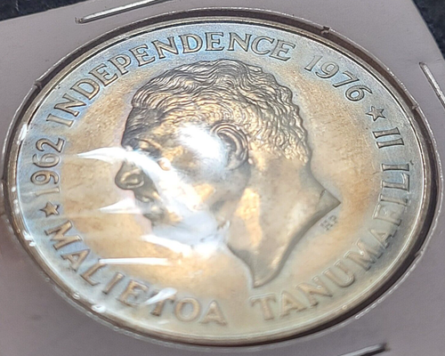 1776 INDEPENENCE 1976 $1 SAMOA💥VERY RAISED STRIKE💥I COMBINED SHIP'N - Picture 4 of 6