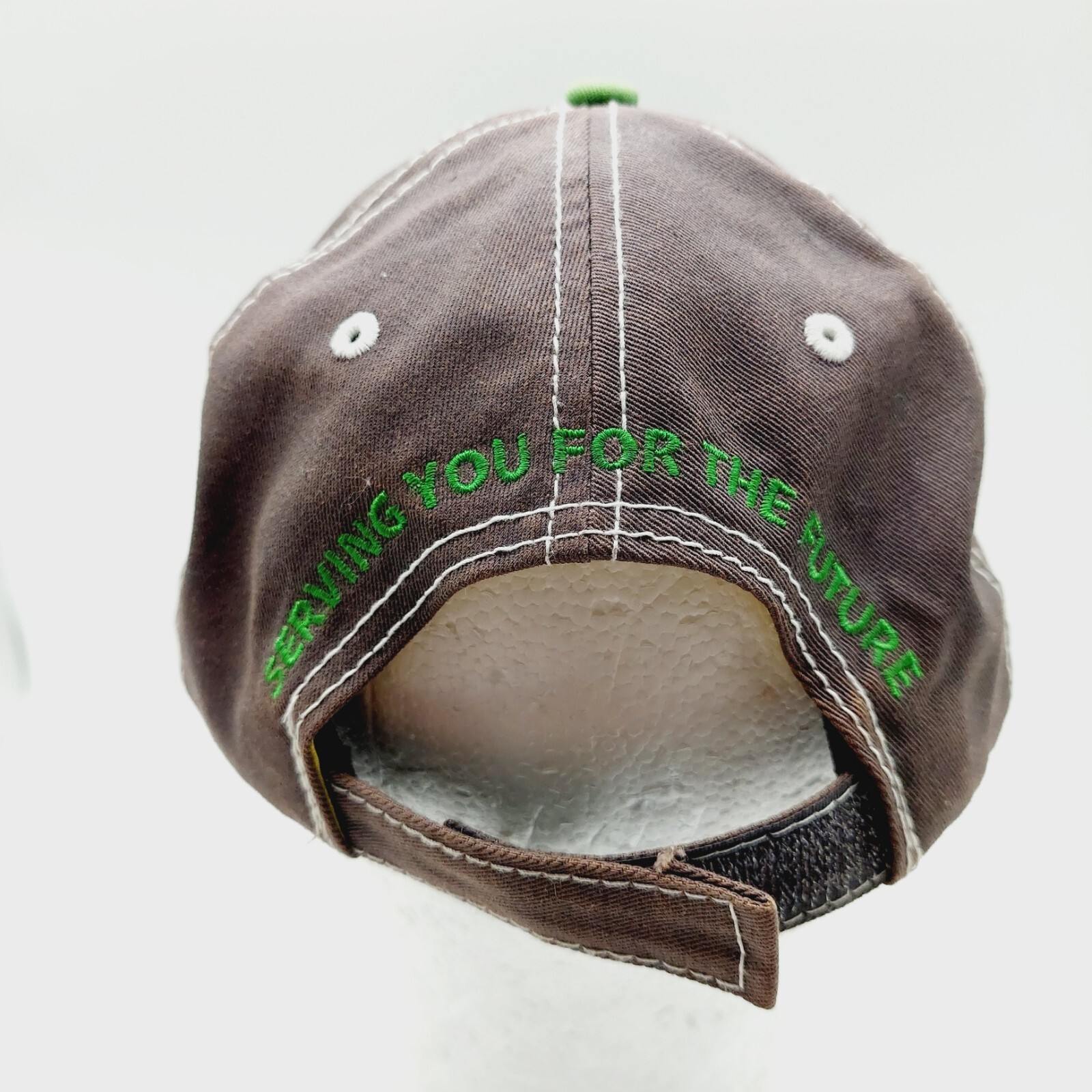John Deere Strapback Adjustable Hat Brown Green "… - image 4