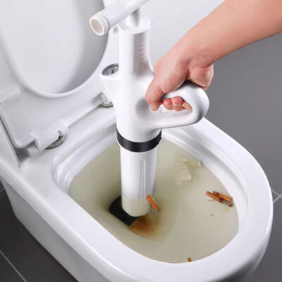 #ad Powerful Home Toilet Plunger Air Drain Blaster High Pressure Sink Dredge Cleaner $27.14