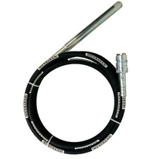 45mm CONCRETE VIBRATING POKER 6M FLEXIBLE HOSE DYNAPAC TYPE FITTING NEW BOXED