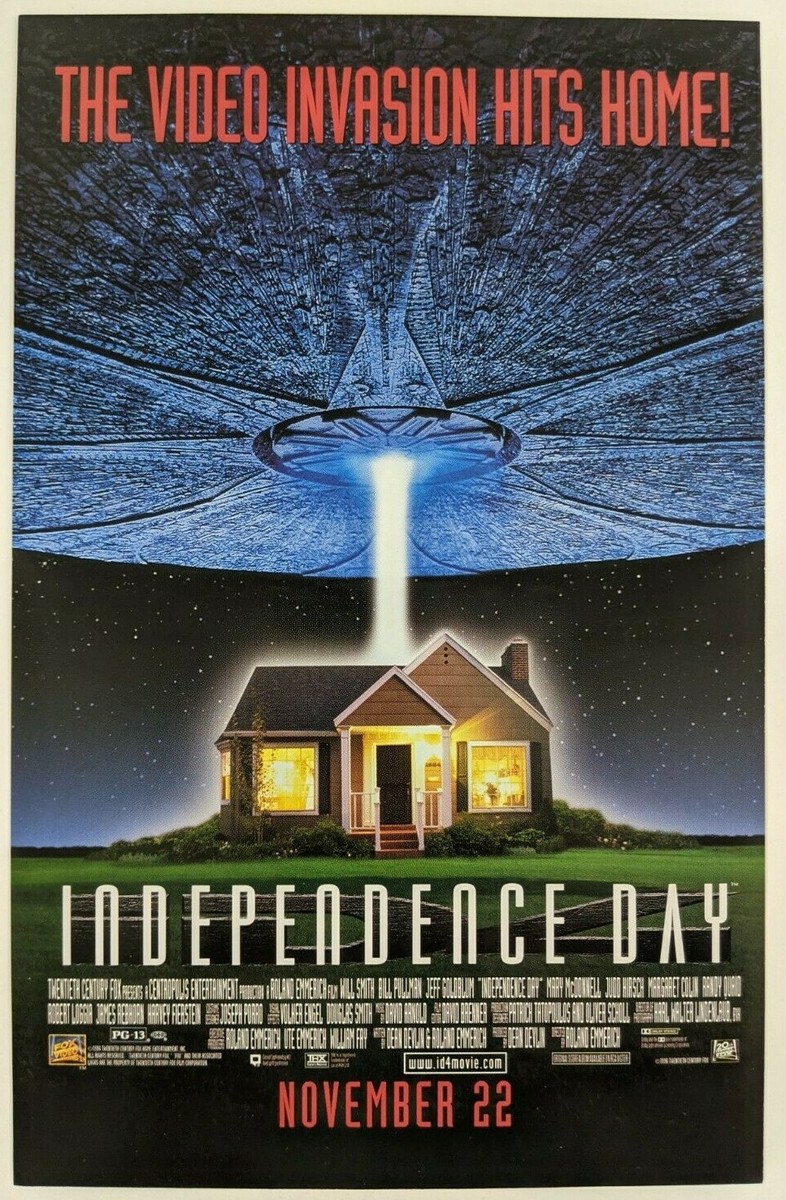 Independence Day Print Ad Movie Poster Art PROMO Official ID4 Will