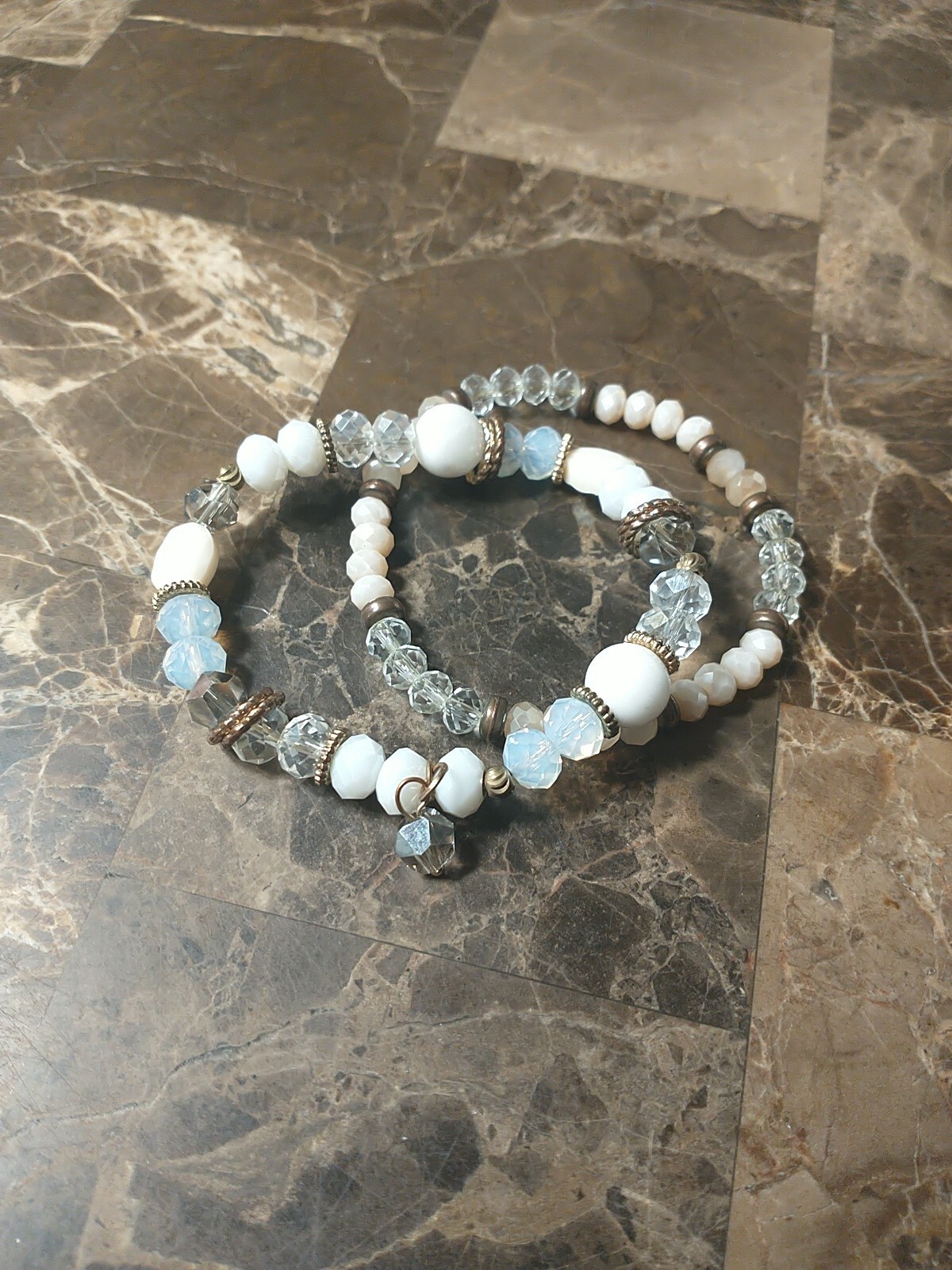 Crystal Stacking Bracelets Set - image 1