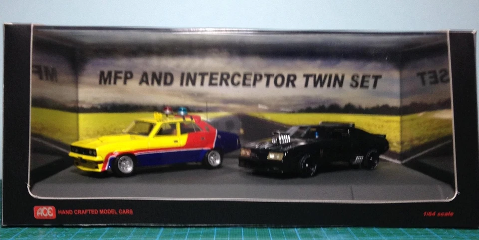 1:64 Mad Max Twin Set -- First & Last Interceptor -- Ford Falcon -- Ace Models - Image 3 of 3