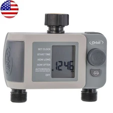 Watering Timer Programmable Digital Irrigation Orbit Outlet Hose Faucet Outdoor