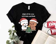 bubu dudu enjoy xmas, Bubu & dudu christmas top, Bubu Dudu Cute couple tshirt