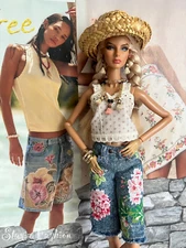 OOAK Summer Outfit inspired by FP Summer '25 for Poppy/Fashion Royalty/NUface