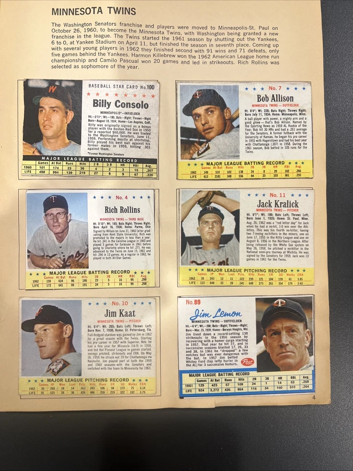 Tarjetas postales 1961 1962 y 63 (60) Mickey Mantle Aaron Mays Banks Koufax pobres Foto 4 de 4