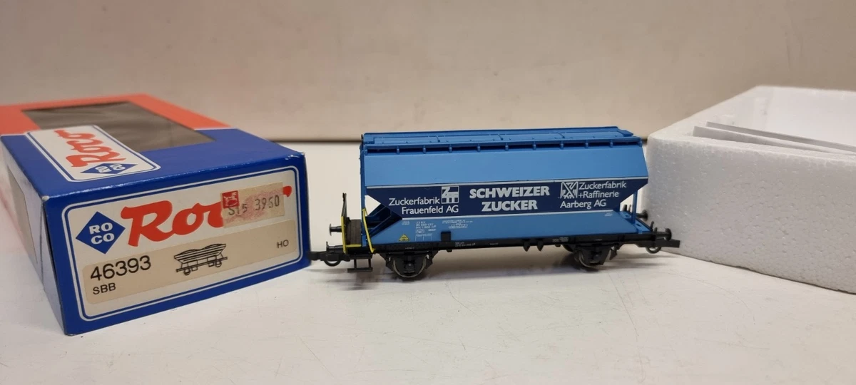 Wagon à Déchargement Automatique KALK - HO - 1/87ème - Roco Ref 47407 En Boite