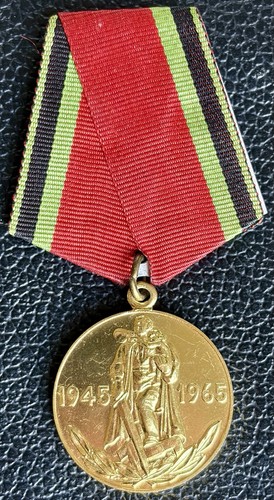 USSR Soviet Medal Order 20 Years of Victory over Nazi Germany WW2