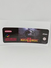 Mortal Kombat 2 (EUR) SUPER NINTENDO / SNES replacement label