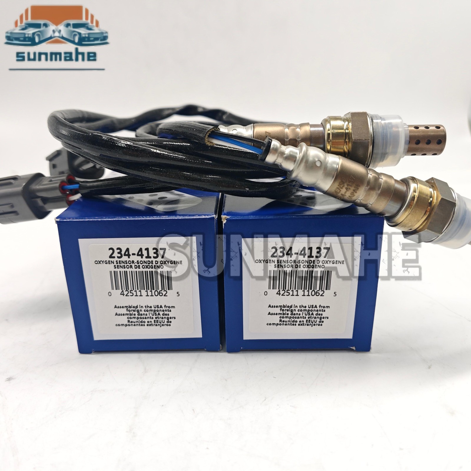 2X DENSO Downstream Oxygen Sensor For 97-03 Lexus ES300 Toyota Camry 234-4137