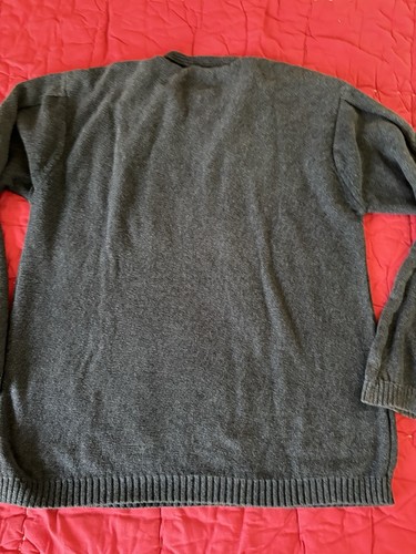 Tommy Bahama Men’s Indigo Palms Sweater Gray Linen Cotton Crew Neck Sz Medium - Picture 16 of 19