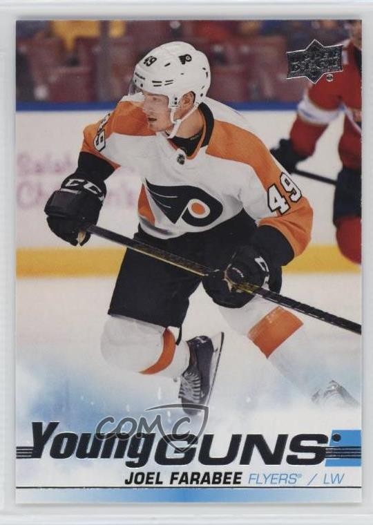 2019-20 Upper Deck Young Guns Joel Farabee #491 0r2s