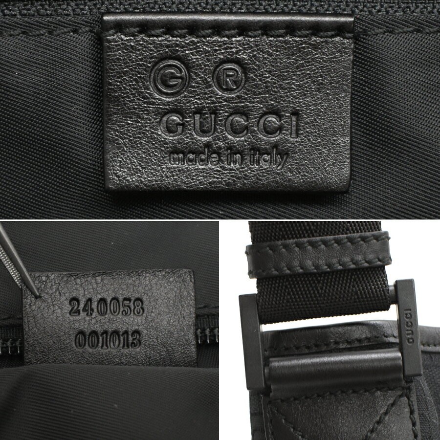 GUCCI 2WAY Shoulder Bag 240058 Horsebit Canvas Black Japan C-250919-5 thumbnail 18