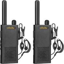 Long Range Walkie Talkie 2 Set 50 Mile Two Way Radio Charge Headset Waterproof