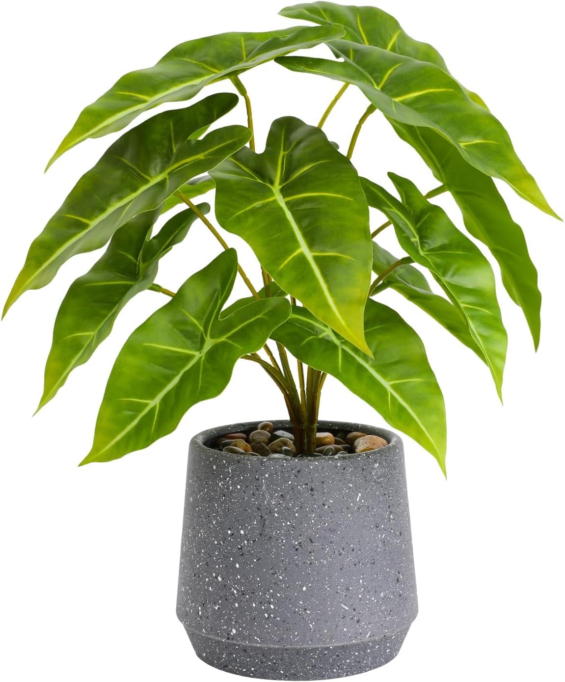 Veryhome Artificial Plants Indoor in Pot Fake Succulents Plants in Potted 33cm