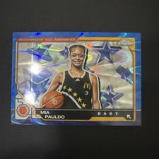 2025 Topps Chrome McDonald's All-American MIA PAULDO #63 Blue RayWave