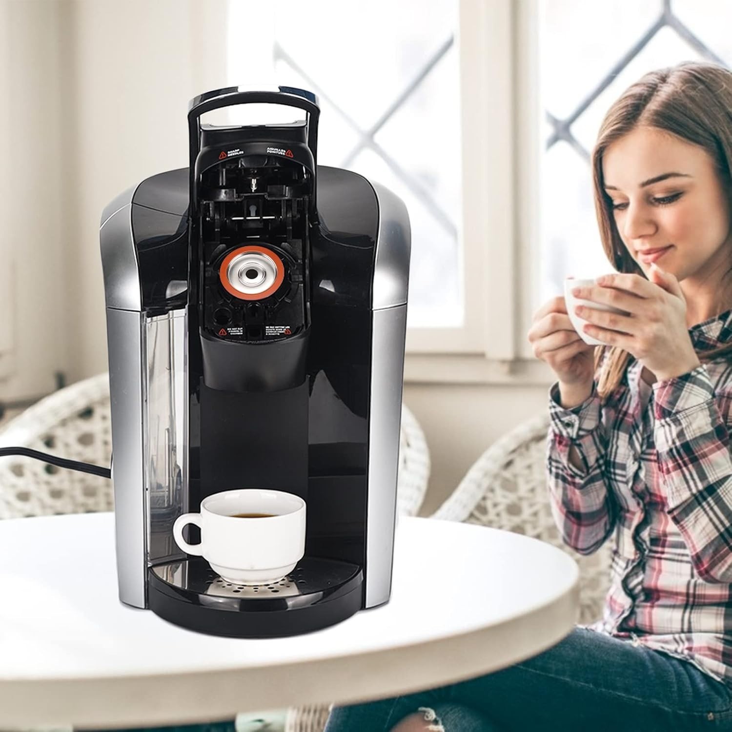 Stainless Steel Reusable K Cups for Keurig 1.0 & 2.0 Coffee Makers, Eco-Friendly