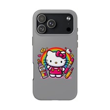Funda de teléfono Hello Kitty Rainbow Art | Fundas resistentes para teléfono