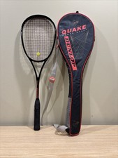 Dunlop Squash Racquet Quake 420 Power Shaft Flex 16 with Case