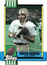 1990 Topps #245b Morten Andersen