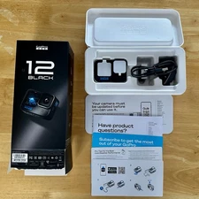 GoPro HERO 12 Waterproof Action Camera - Black