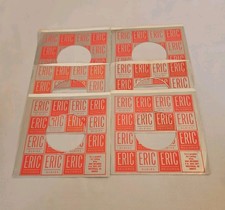 45 RPM 7" RECORD SLEEVES CO. SLEEVE 6 PACK SEE PHOTO ERIC Records SLV392