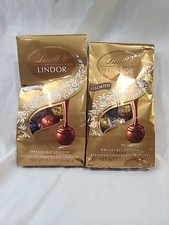 LINDT LINDOR ASSORTED CHOCOLATE TRUFFLES 5.1oz OZ 2 BAGS