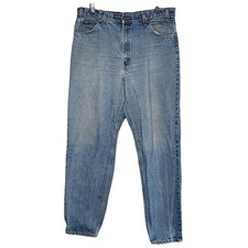 Vintage 90s Levis 550 Orange Tab Jeans 36x33 Relaxed Fit Tapered Distressed 1995