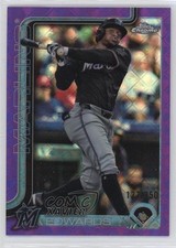 2025 Topps Chrome Logofractor Edition Purple Refractor /250 Xavier Edwards 08k5