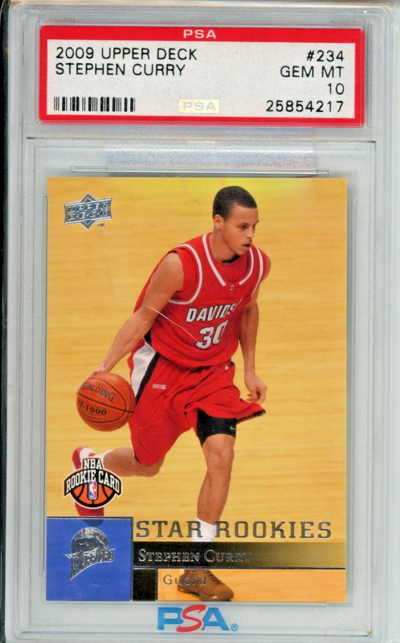 2009-10 Upper Deck Stephen Curry RC #234 🔥 PSA 10 GEM MT