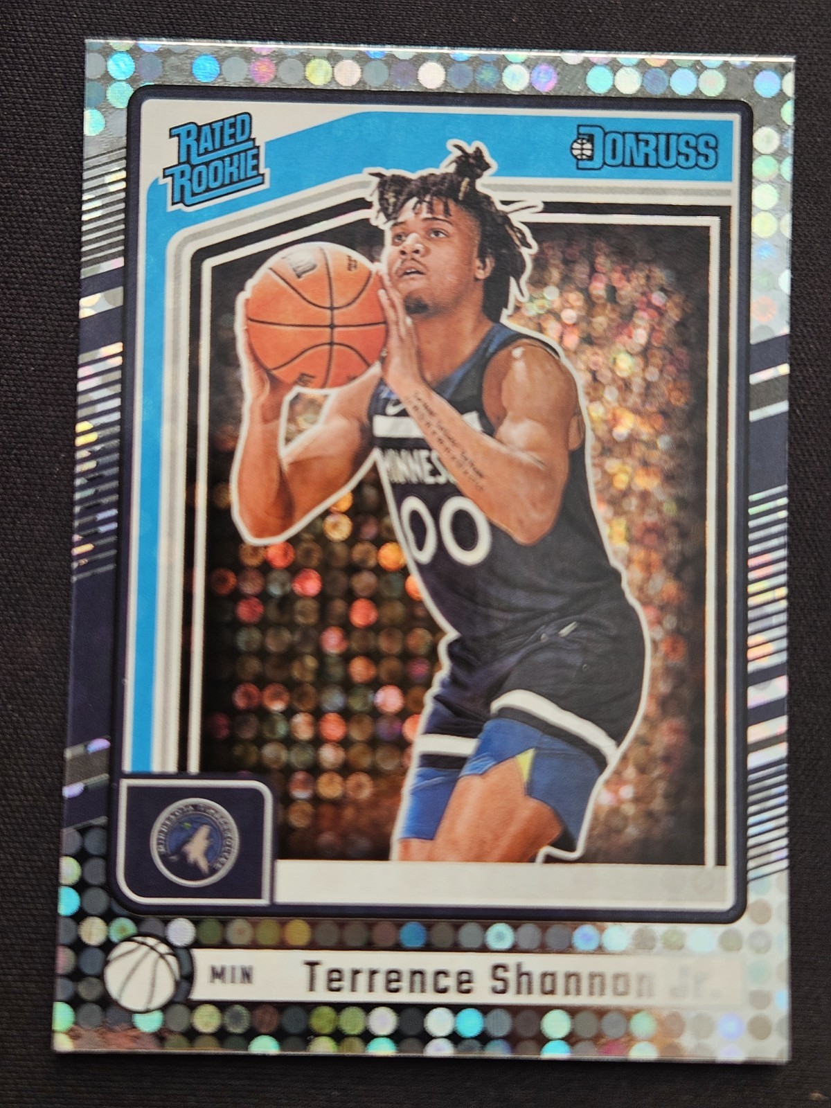 2024-25 Donruss Terrence Shannon Jr Rated Rookie Disco Parallel #226 SP