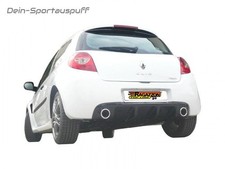 Ragazzon Duplex Racinganlage ab Kat Renault Clio 3 RS 147kW für orig. Endrohre