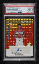 2019 Mosaic Rookie Scripts Gold Prizm 14/25 Rui Hachimura PSA 9 MINT Auto 16m4