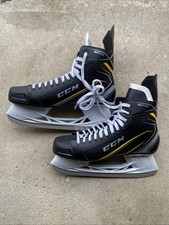 CCM Tacks 9042 Ice Hockey Skates Black Yellow White Size 13 EU 48 D Width