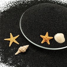 NUPICK 0.4-0.8mm Black Aquarium Sand, 3lbs Substrate for Fish Tank, Garden