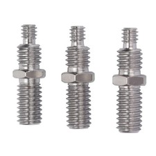 3Pcs 3/8 to 1/4in Male Threaded Screw Adapter Camera Tripod Mount Double Side...