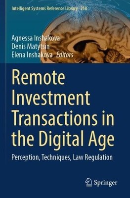 Remote Investment Transactions in the Digital Age - 9783031515385