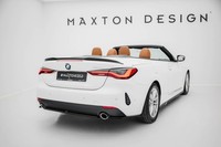 Maxton Design Diffusor Flaps Passend FüR Bmw 4Er Coupe / Cabrio G22 / G23 Schwar