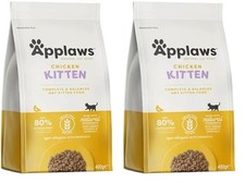 Applaws Complete Natural and Grain Free Dry Kitten Food Chicken 400g (Pack of 2) 45.65 per kilo