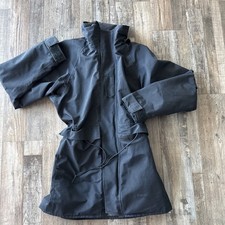 US Navy Cold Weather Parka Small XLong Black Hooded Rain Jacket GoreTex