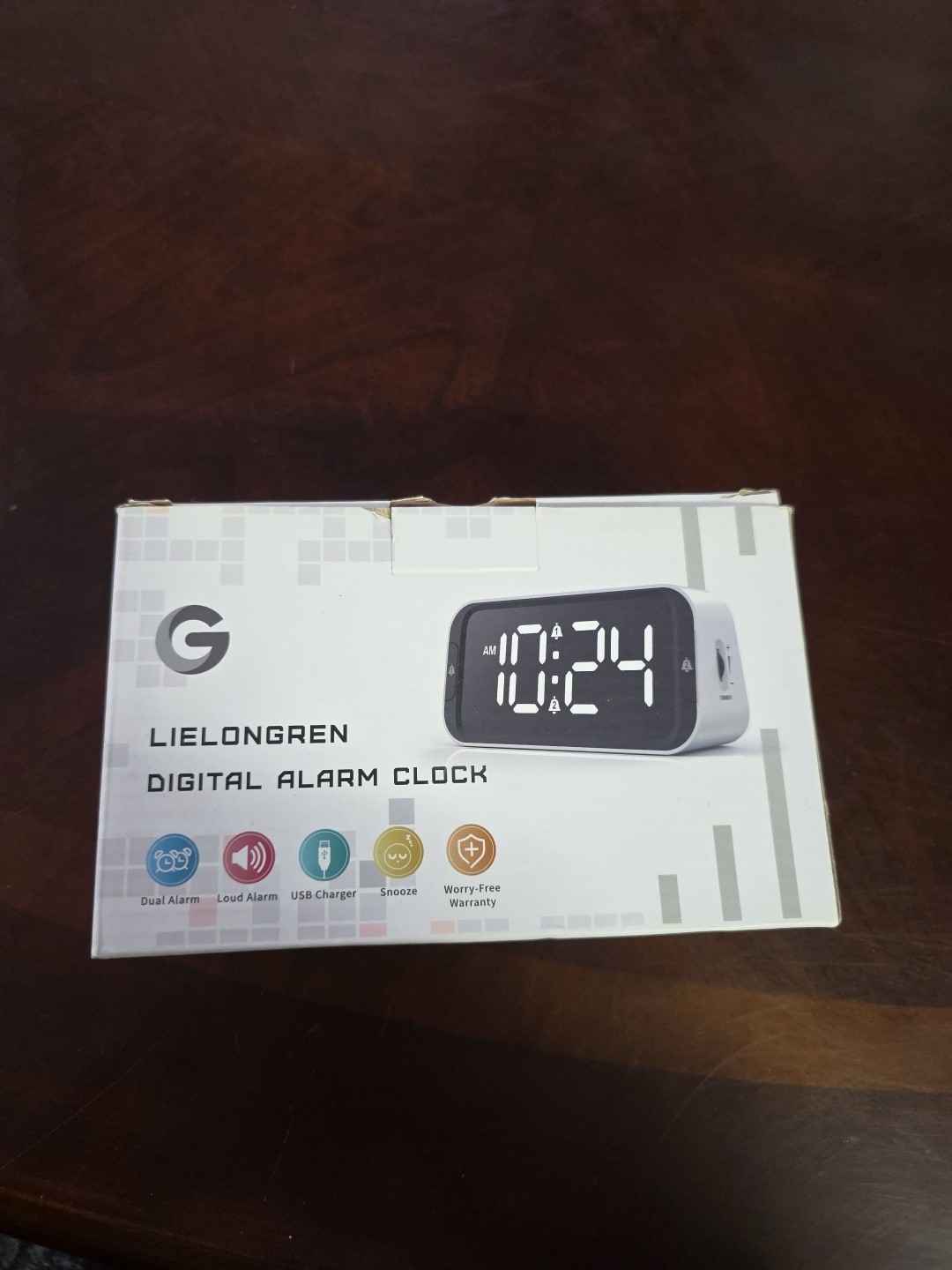 Dual/loud Alarm Snooze Free Ship