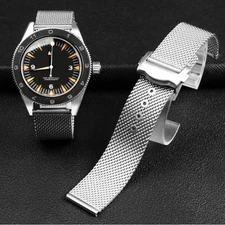 20Mm 22Mm Milanese Mesh Steel Strap for Omega Seamaster 007 Universal Bracelet F