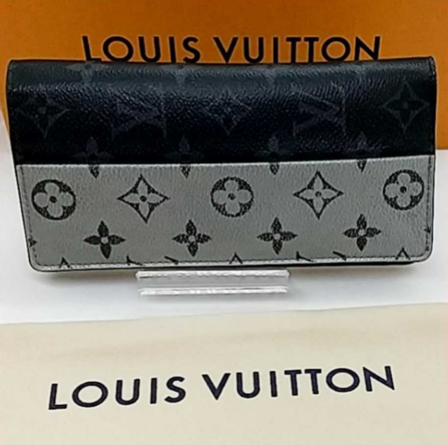 LOUIS VUITTON Eclipse Split Portefeuille Braza Long Wallet M63027