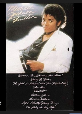 MICHAEL JACKSON Thriller (1982) Cassette Tape Billie Jean Beat It PYT Wanna Be